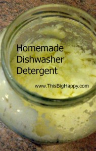 homemade dishwasher detergent