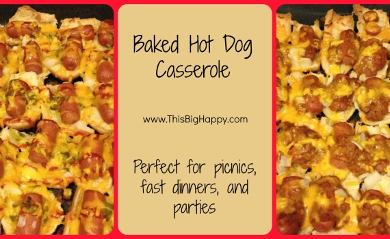 hot dog casserole